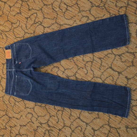 Levi Strauss 559 Jeans Size 34X34 Dark Blue - Picture 8 of 12